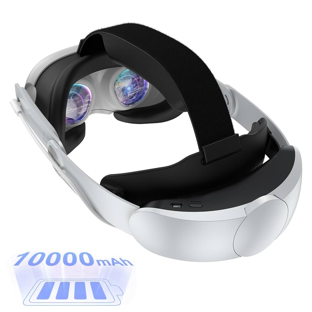  Quest3•Strap Batteryセット Head Strap with Battery pack for Quest 3/ Quest 3S